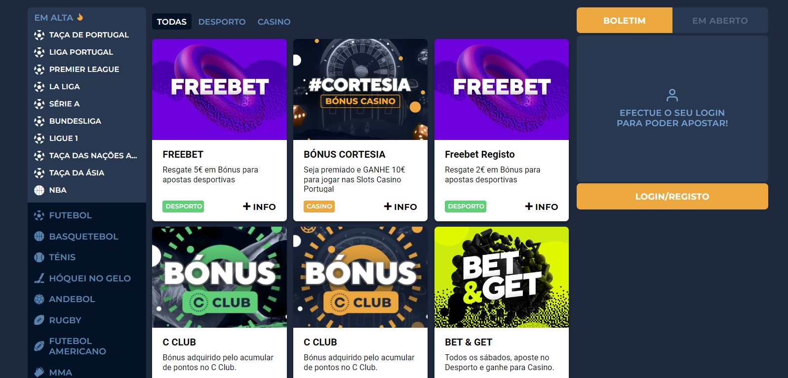 Casino Portugal Promocoes