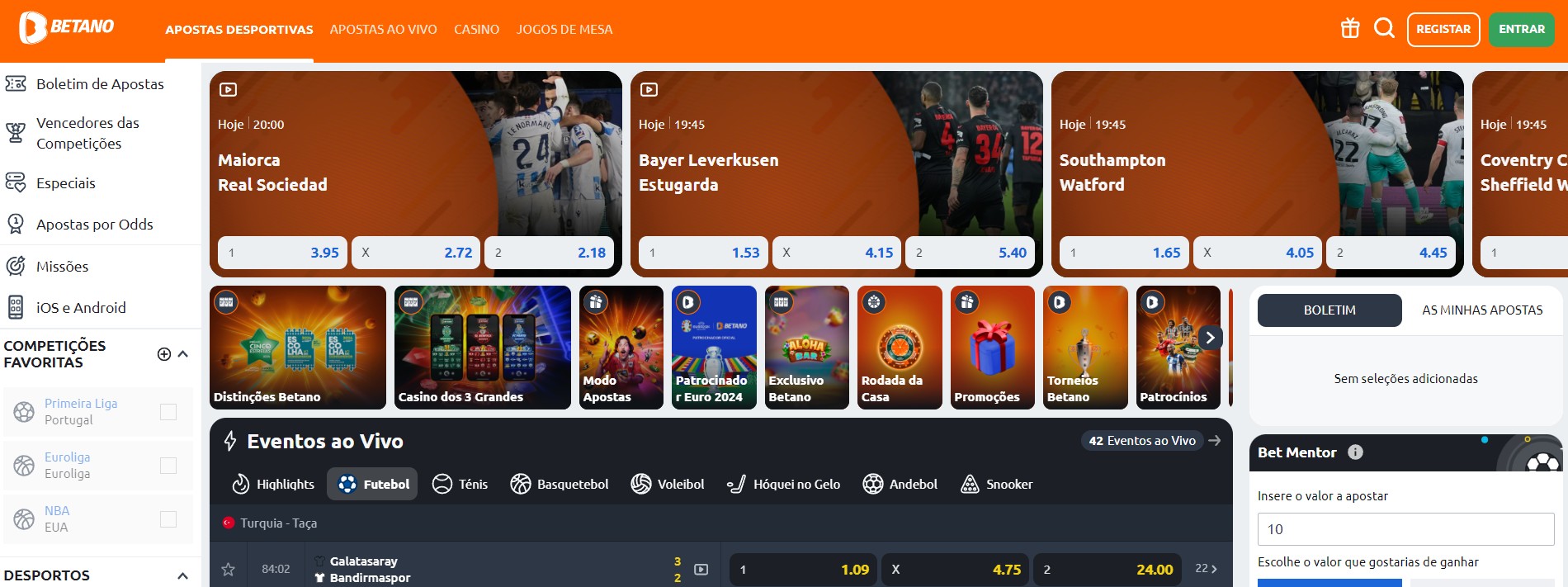 betano main page