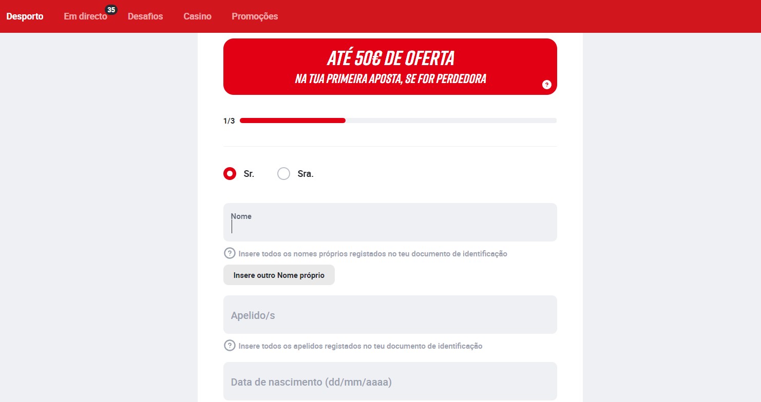 betclic registro