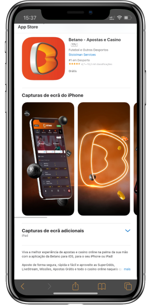 Betano appstore
