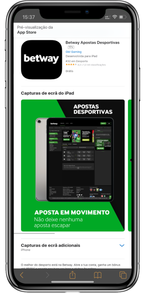 Betway app store