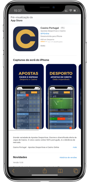 CasinoPortugal app store