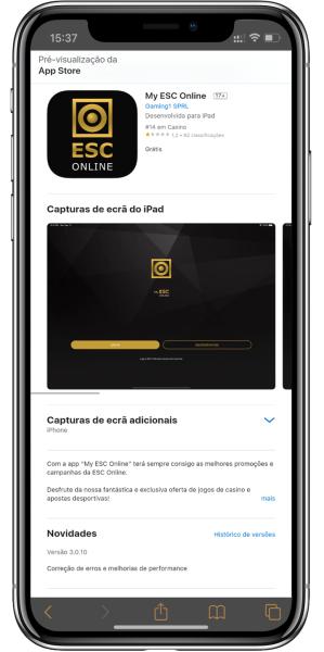 ESC Online app store