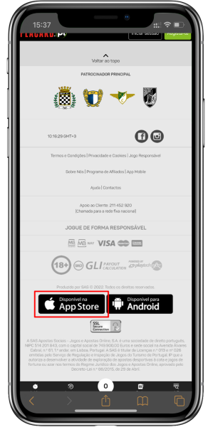 Placard site menu