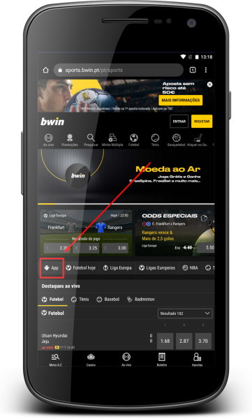 app Bwin