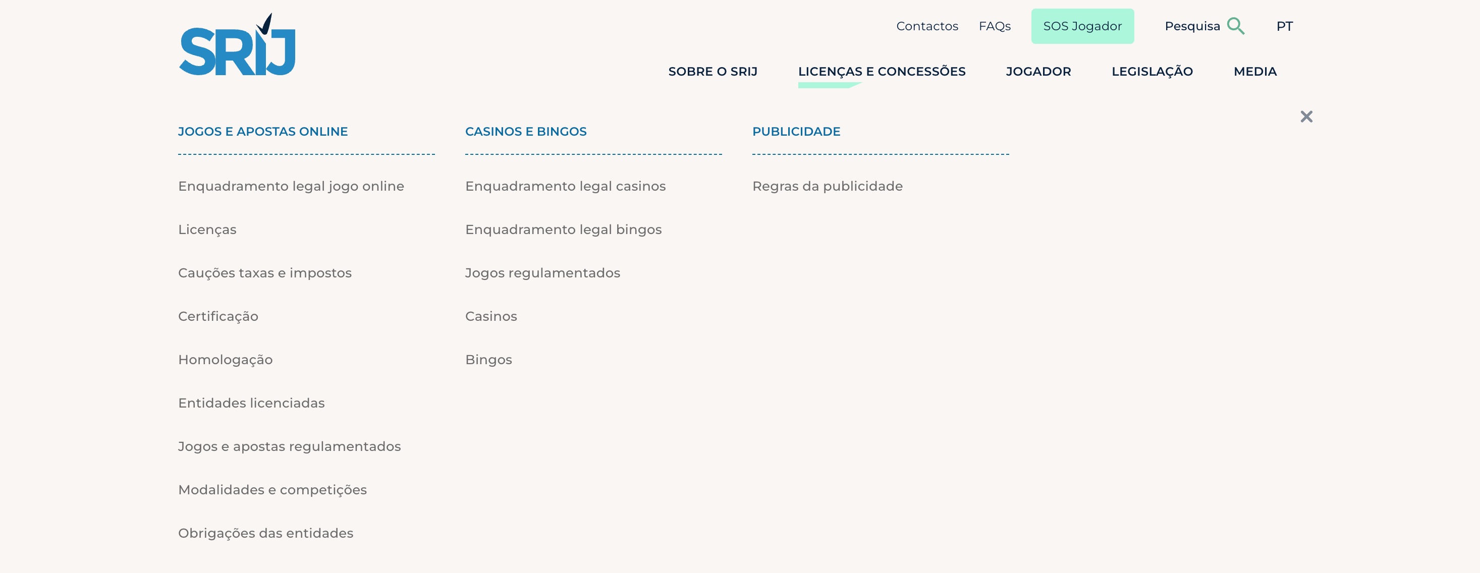 Licença do SRIJ