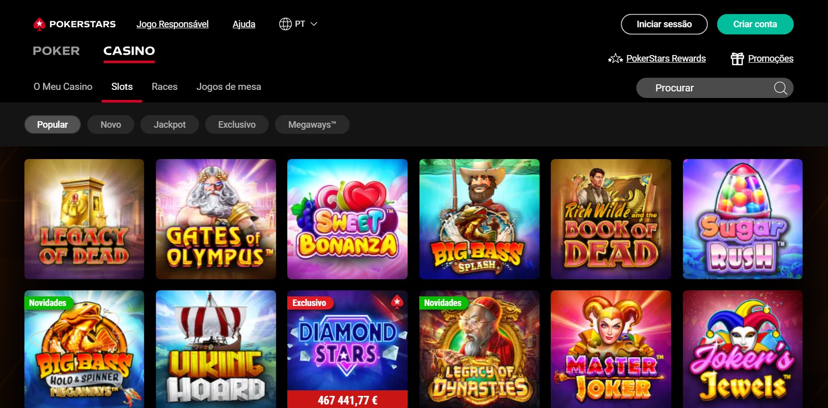 PokerStars casino slots
