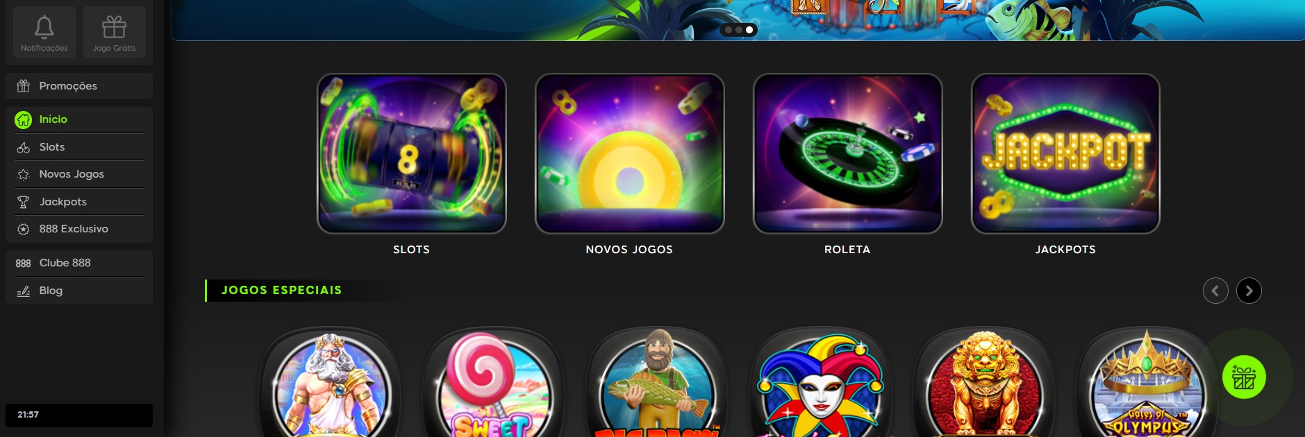 casino888 jogos
